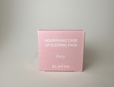 KLAVUU Nourishing Care Lip Sleeping Pack 20g Berry Lip Treatment US Seller