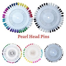 Extra Long Pearl Head Pins for Heavy Gauge Upholstery Dressmaking & DIY Crafts