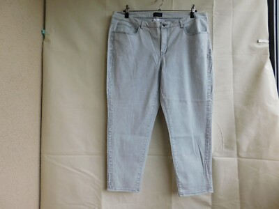 ''Creation L''Dam.Jeans gr.50.Hellgrau-blau.Seitliche Glaspailetten.Reißverschlüss