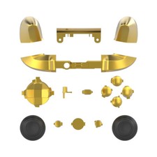 Xbox Series X/S Controller Plated Buttons Set Kit Full Replacement Custom Parts