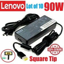 LOT of 10 OEM Lenovo 135w 90W 65W 45W ThinkPad Laptop AC Adapter Square Tip