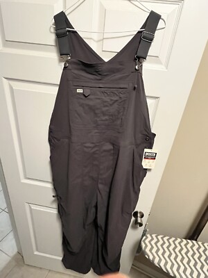 Duluth Trading Women Gardening Bib Overalls Pants Size XXL  X 31 Gray