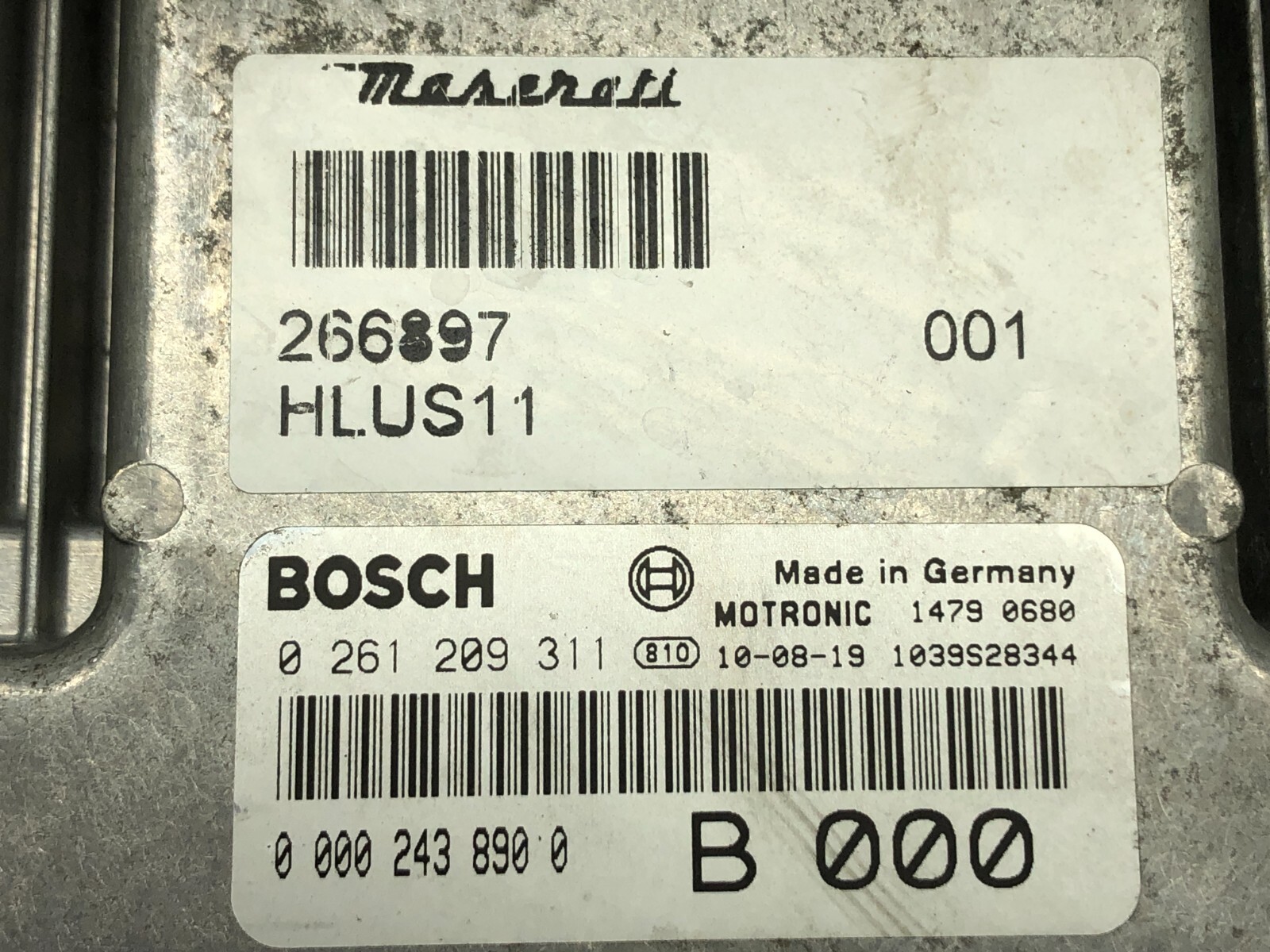 2008-2019 MASERATI GRANTURISMO S M145 STEERING COLUMN IGNITION MODULE & KEY OEM