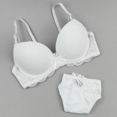 Schwarz Weiß Türkis Grün Blau Sexy Spitze Gepolstert Lila BH-Sets 75-90 B-F - Bild 10 von 29