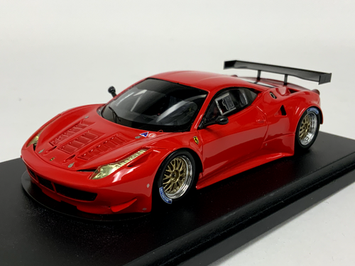 1/43 TSM Fujimi Ferrari F458 Italia GT2 2011 Presentation in Red 11FJ017 CF096