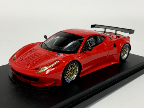 1/43 TSM Fujimi Ferrari F458 Italia GT2 2011 Prezentacja w kolorze czerwonym 11FJ017 CF096 - Zdjęcie 1 z 7