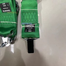 Takata Green 4 Point Snap-on 3 With Camlock Racing Seat Belt Harness Universal