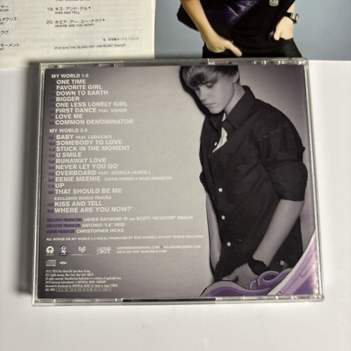Justin Bieber – My Worlds (CD, 2010) uicl-9091 Japan sticker - Picture 5 of 7