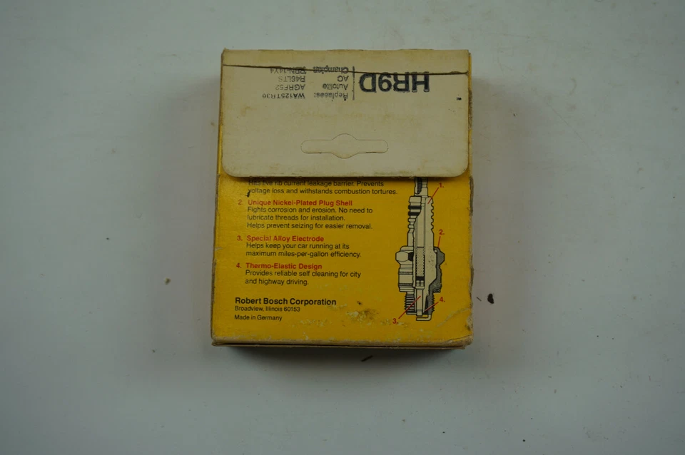 PACK DE 4 BUJÍAS BOSCH WR9HC NOS Foto 4 de 4