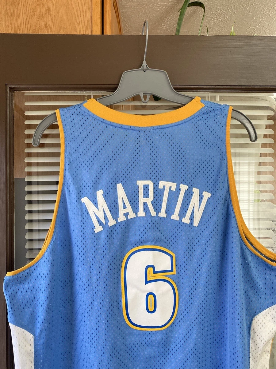 Vintage Denver Nuggets #6 Kenyon Martin Authentic Stitched NBA Basketball  Jersey