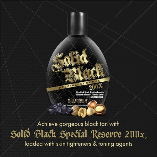 Tattoo Defense 200X Tanning Lotion - Solid Black, 13.5oz, Convenient 2-Pack - Picture 8 of 8