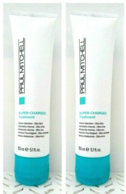 2 Paul Mitchell SUPER CHARGED TREATMENT Intense Hydration ULTRA RICH 5.1 oz Each