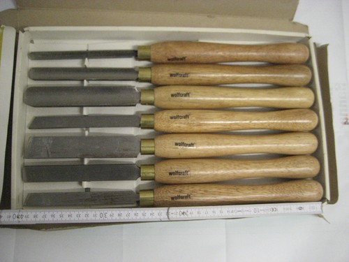 7 x HSS 40 cm Satz Drechseleisen Drechselbank Drechselbeitel Wolfcraft
