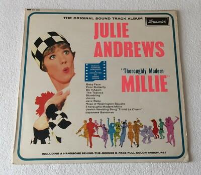 JULIE ANDREWS~THOROULY MODERN MILLIE~1967 UK STEREO VINYL LP + BOOKLET [Ref.1]