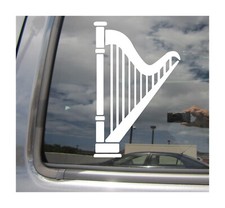 Harp - Music String Symphony Orchestra Car Vinyl Decal Window Sticker 10698