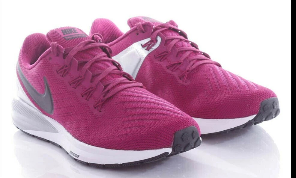 Nike Womens Air Zoom Structure 22 AA1640 602 Purple Black Running
