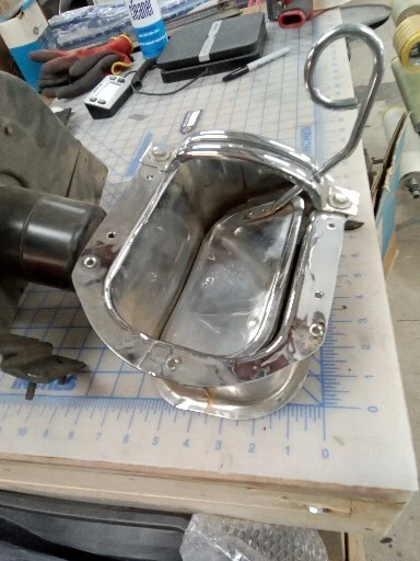 60-63 Chevy/GMC Truck STANDARD HEATER BOX C10 Pickup 61 62 1961 Chrome With Vent - Image 4 of 4