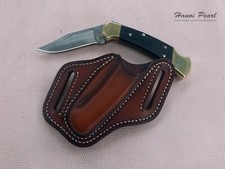 Buck 112 Custom Sheath  Strong-side 45 Degree Canted Leather Sheath
