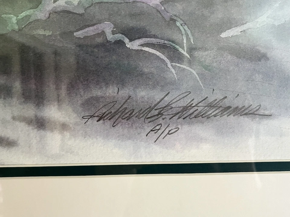 Litografía “Peces Tropicales VI” firmada y numerada por el artista Richard E William Foto 2 de 4