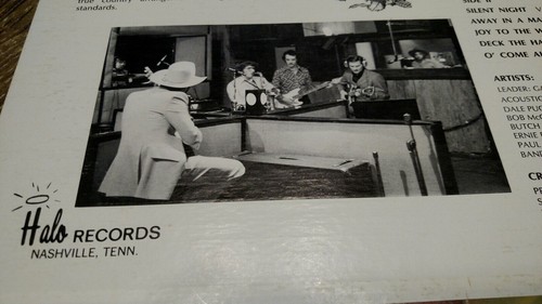 COUNTRY CHRISTMAS WITH NASHVILLE MUSICIANS VINYL LP HALO RECORDS Paul Richey - Picture 4 of 8