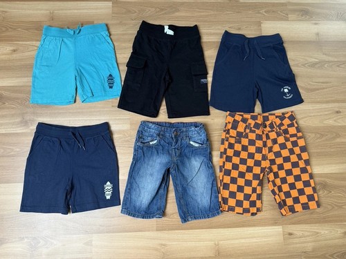 6tlg Kinder Junge Paket Set Sommer Shorts kurze Hose Gr 116