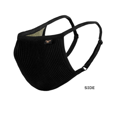 Naroo F.U. + Copper Face Mask - Washable - Black Large - Non-medical