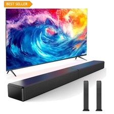 Versatile 100W Bluetooth 5.3 Sound Bar - 3 EQ Modes for Music, Movies, Gaming