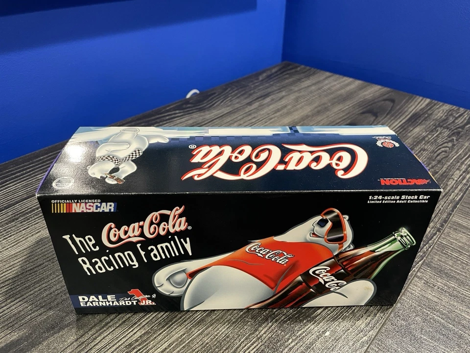 Oso polar Dale Earnhardt Jr. 1998 No.1 Coca Cola Monte Carlo NASCAR escala 1:24 Foto 3 de 4