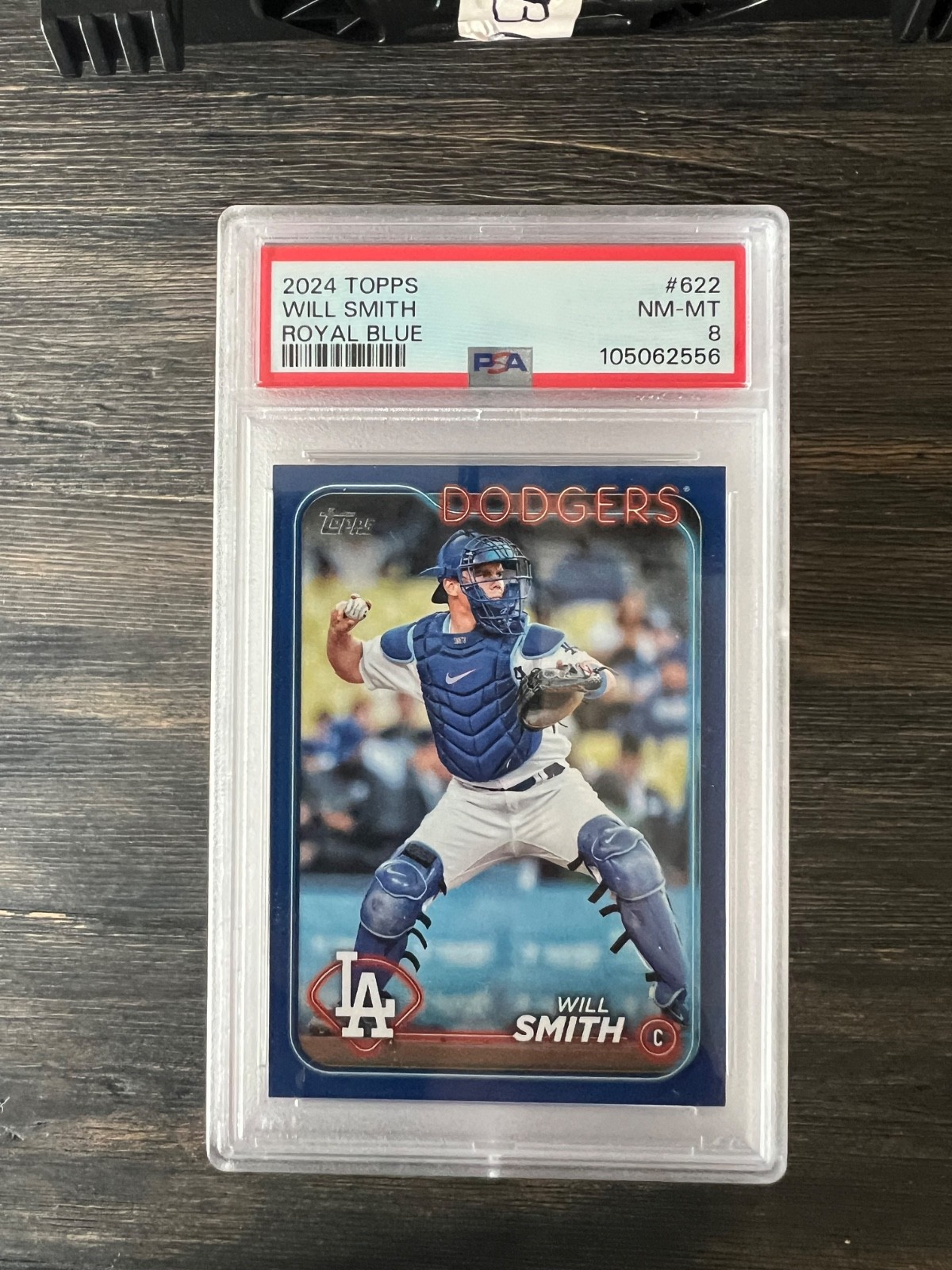 2024 topps will smith royal blue psa 8