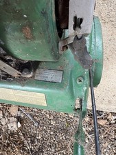Qualcast Petrol Reel/Cylinder Push Lawn Mower Green spares or restoration