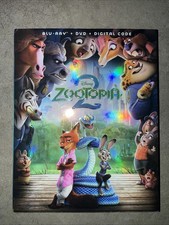 ZOOTOPIA 2 [Blu-ray + DVD + Digital, 3-3-2026] Bonus Features + Slipcover & NEW!
