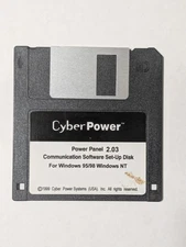 1999 CyberPower Power Panel 2.03 Communication Software Set-up Disk Win 95/98/NT