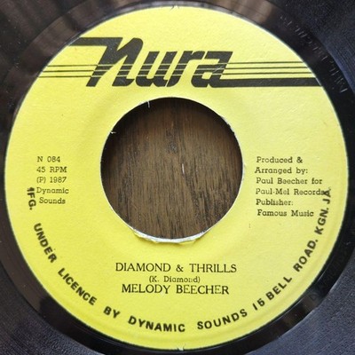 Melody Beecher Diamond & Thrills 7'' Vinyl Digital Reggae