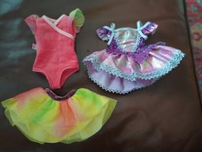 AMERICAN GIRL WELLIE WISHERS SHOWTIME BALLET COSTUME DRESS FAIRY OUTFIT LOT 3P