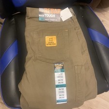 Ariat Rebar M7 Pants Mens 35x32 Khaki Slim Straight Leg Workwear Utility