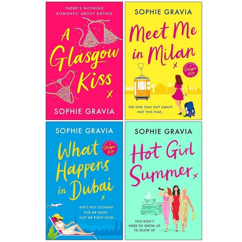 Sophie Gravia Collection 4 Books Set What Happens in Dubai, A Glasgow Kiss