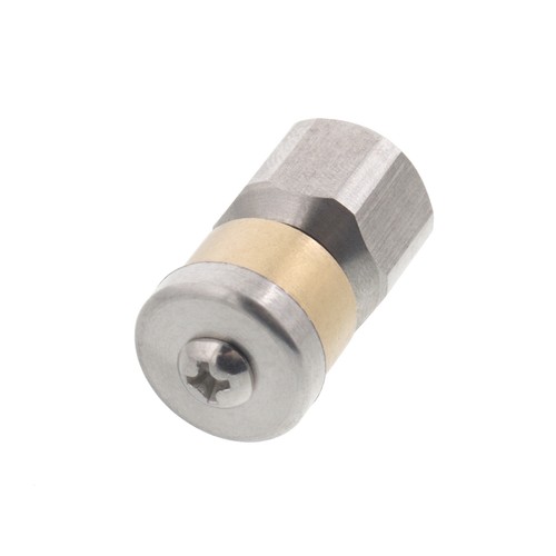 Erie Tools Rotating 1/4" Sewer Jetter Nozzle for Drain Cleaning 4.0 Orifice - Picture 2 of 3