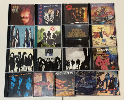 80s 90s Hard Rock 17 CD Lot Blue Murder Junkyard Babylon AD Junkyard Southgang