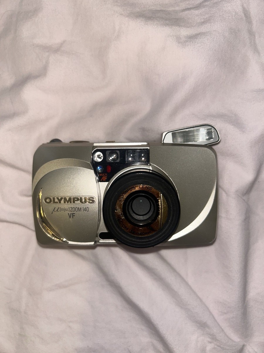 Olympus mju Zoom 140 VF 35mm Compact Film Camera—For parts not