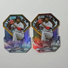 Lot (2) 2022 Topps Diamond Greats Die Cut Pedro Martinez #DGDC-5 Red Sox Z14