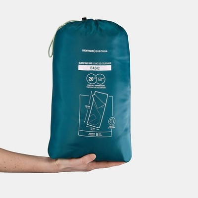 Decathlon Hiking/Camping Sleeping Bag (190 x 72 cm, Easy Wash) - Quechua
