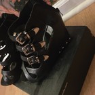 Dolce Vita Women's Black Leather Open Toe Strappy Ankle Strap Buckle US 8.5 M — photo 6
