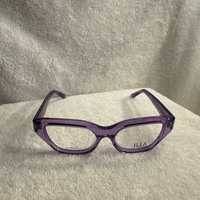 ILLA Ivetta I32G Lilac transparent Eyeglasses 48-15-135 Demo Lens Only