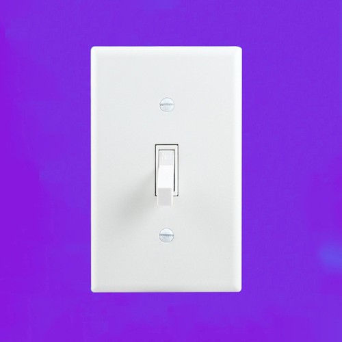 4PCS Interruttore Pannello Meccanico Casa Luce LED Parete con Viti (Bianco) - Foto 10 di 11