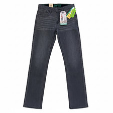 NWT Levi Boys Eco Performance Gray Wash Slim fit Stretch Jeans Size 12