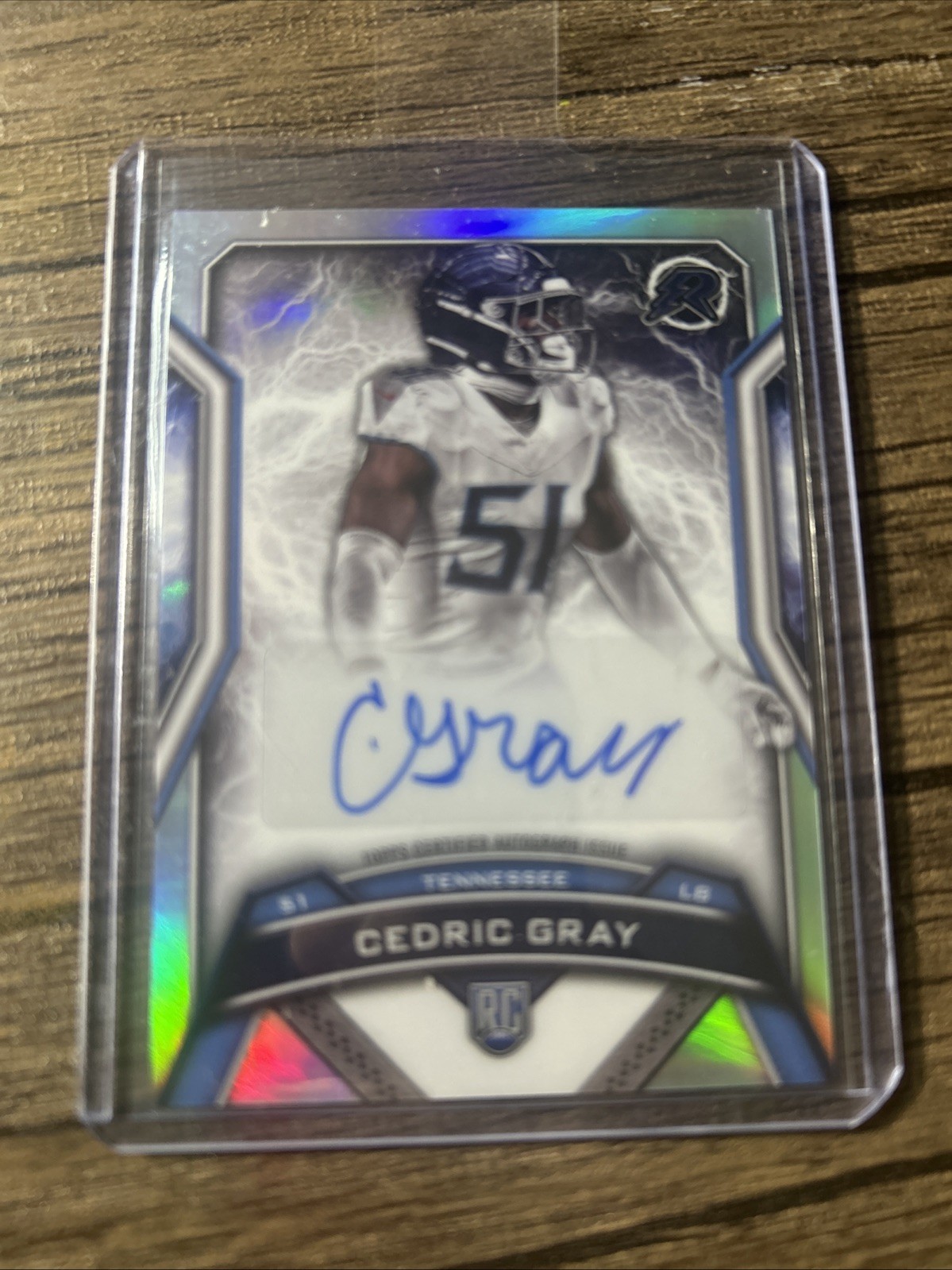 2024 Topps Resurgence Rookie Signatures Cedric Gray #RRS-CG (AU, RC)