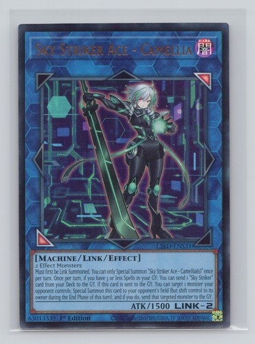 Sky Striker Ace - Camellia L26D-ENS31 YuGiOh Legendary Modern Decks 2026 card