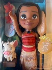 Disney Princess My Singing Friend Moana Pua, Light Up Necklace New in Box
