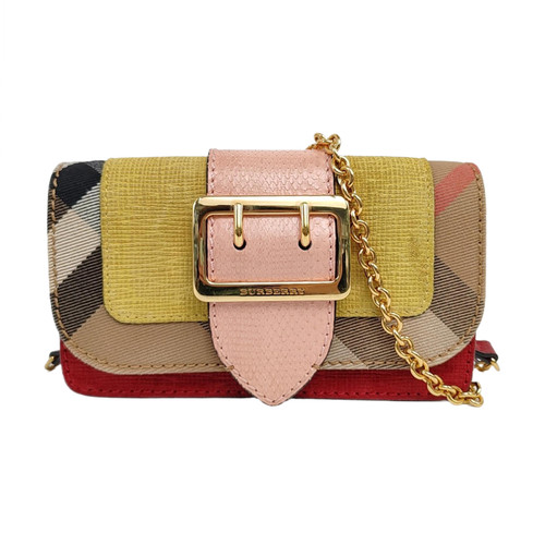 BURBERRY Buckle Crossbody bags Leather Multicolour Free Shipping | Duties Paid