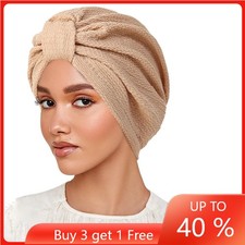 Indian Women Turban Scarf Hijab Hat Muslim Hair Loss Chemo Cap Bonnet Wrap Cover